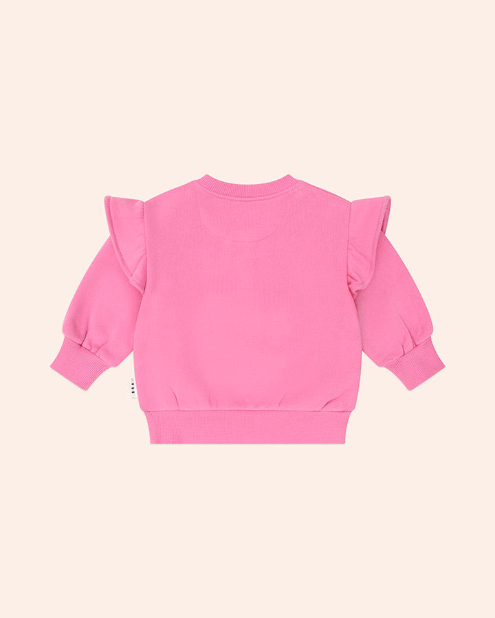 Huxbaby Very Berry Sweatshirt in STRAWBERRY