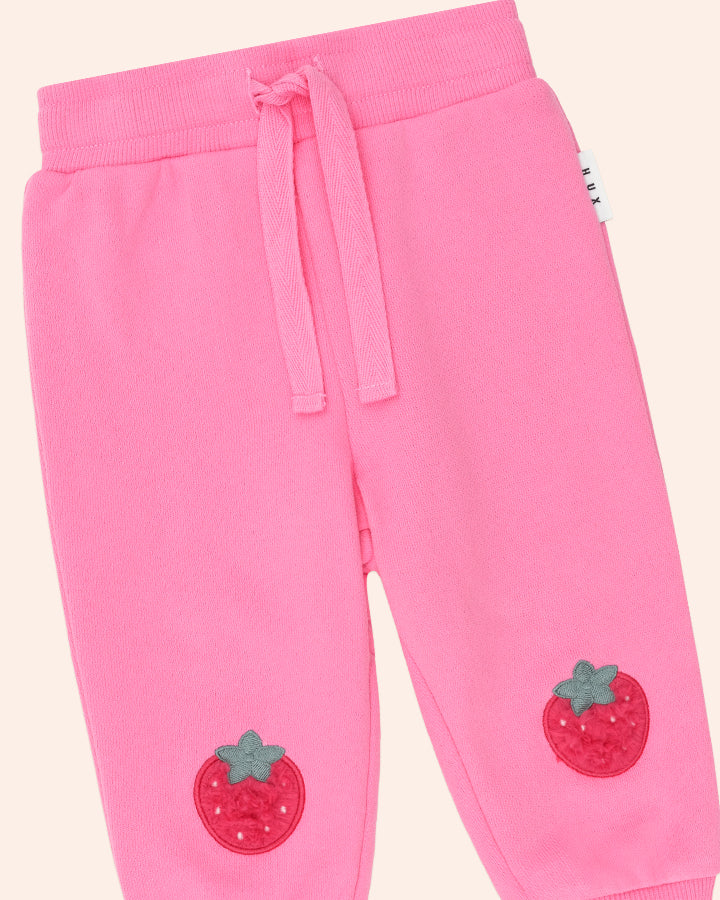 Huxbaby Very Berry Trackpant in STRAWBERRY