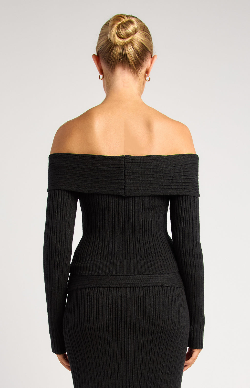 Style State - Textured Rib Off Shoulder Knit Top (WKN878)