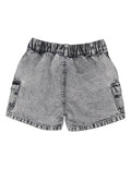 Animal Crackers Worn Short in WASHED BLACK