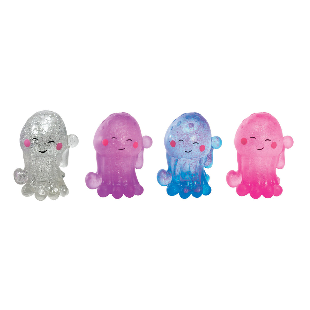 Discovery Zone Squish Squash Octopus Cdu 16pcs/4 Assorted in Single